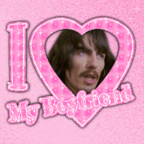 a picture of a man in a heart with the words i love my boyfriend