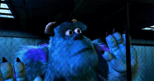 :0 GIF - Sully Monsters Inc Shocked GIFs
