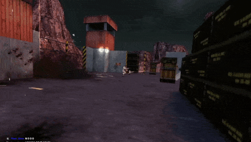 a computer generated image of a prison cell with a light on the wall