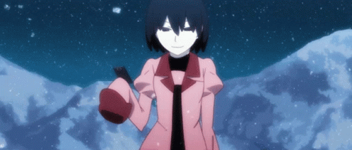 Ougi Oshino Anime GIF - Ougi Oshino Anime Snow GIFs