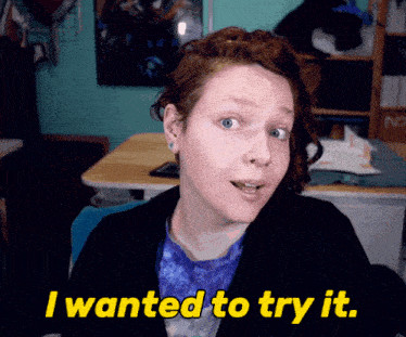 a woman says i wanted to try it in yellow