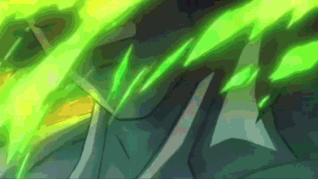 a close up of a green and yellow background