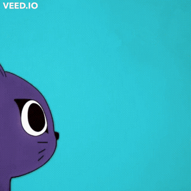 a cartoon drawing of a woman with the word veed.io on the bottom left