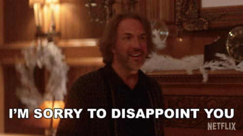 Im Sorry To Disappoint You Lou Burke GIF - Im Sorry To Disappoint You Lou Burke Eric Lange GIFs