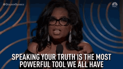 Speaking Your Truth Most Powerful Tool GIF - Speaking Your Truth Most Powerful Tool Speech GIFs
