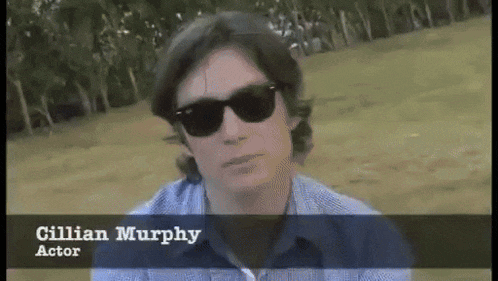 a man wearing sunglasses is called gillian murphy