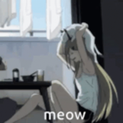 Anime Cat GIF - Anime Cat Chainsaw GIFs