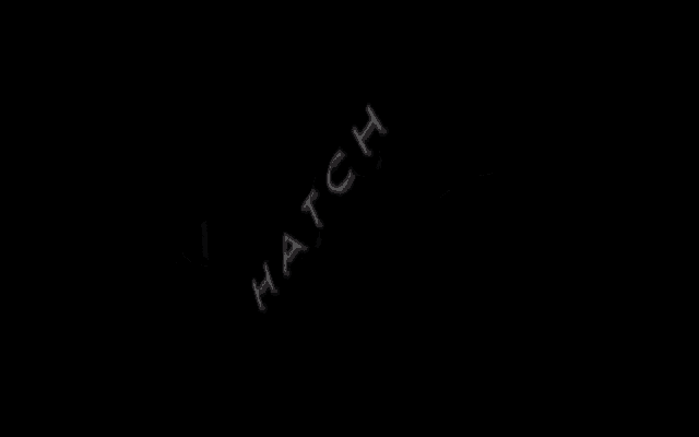 a black background with white lines and a diagonal line