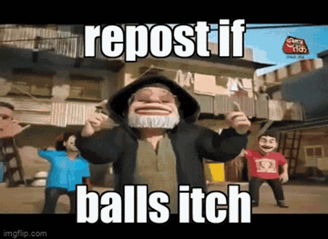Repost If Balls Itch GIF - Repost If Balls Itch GIFs