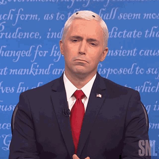 Confused Mike Pence GIF - Confused Mike Pence Beck Bennett GIFs