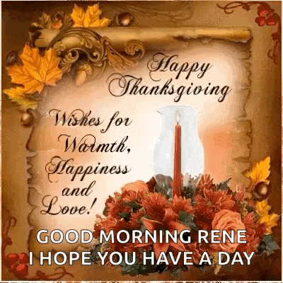 a happy thanksgiving wishes for warmth , happiness and love .