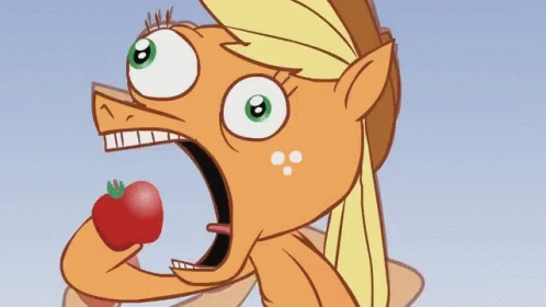 Applejack Ponymov GIF - Applejack Ponymov Hungry GIFs