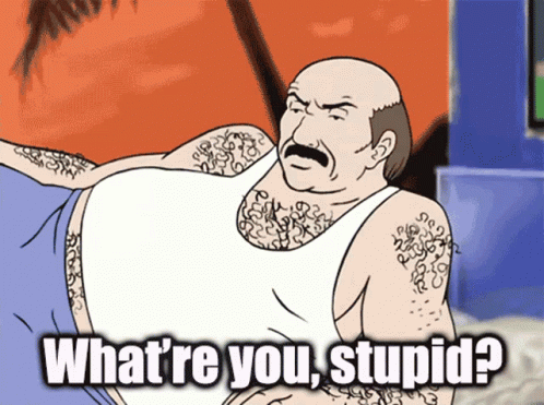 Carl What Are You Stuppid GIF - Carl What Are You Stuppid Athf GIFs