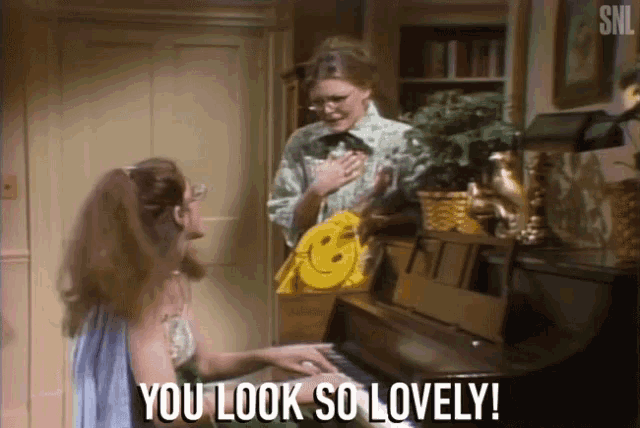 You Look So Lovely Compliments GIF - You Look So Lovely Compliments Piano GIFs