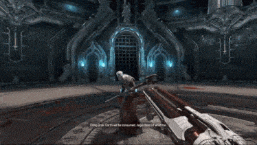 a video game character with blood coming out of his face