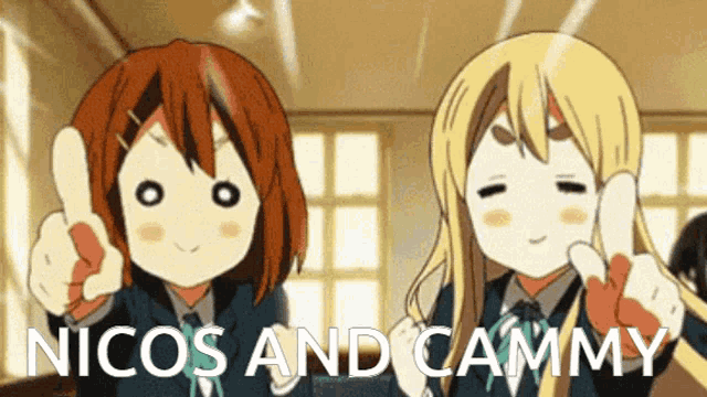 nicos and cammy are the names of the two anime characters