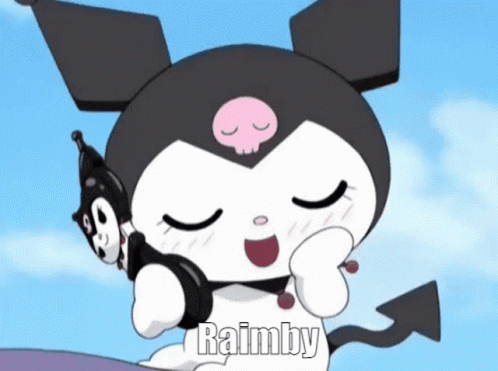 Raimby Kuromi GIF - Raimby Kuromi Hello Kitty GIFs