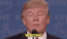 Donal Trump Wrong GIF - Donal Trump Wrong GIFs