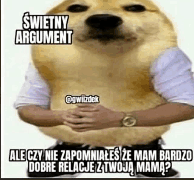 świetny Argument Twoja Mama Meme