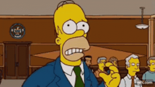 The Simpsons Homer Simpson GIF - The Simpsons Homer Simpson Eek GIFs