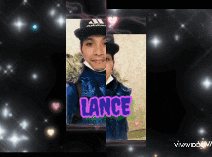 a picture of a young man with the name lance on the bottom