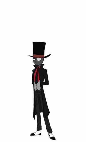 Black Hat Villain Creepy GIF - Black Hat Villain Creepy GIFs