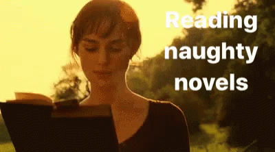 Reading Naughty GIF - Reading Naughty Naughty Novels GIFs