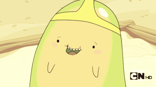 a cartoon character with a crown on his head says cn hd on the bottom