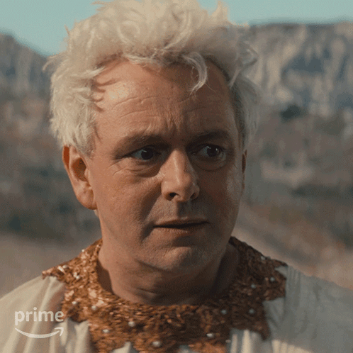 Nodding Aziraphale GIF - Nodding Aziraphale Michael Sheen GIFs