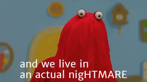 Dont Hug Me Im Scared Dhmis GIF - Dont Hug Me Im Scared Dhmis And We Live In An Actual Nightmare GIFs