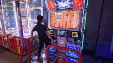 a person is playing a video game that says ' rhythm ' on it
