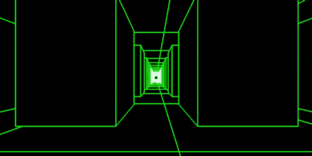 the word game over is surrounded by green lines