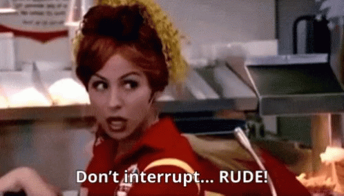 dont be rude gif