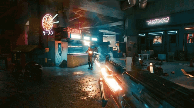 a video game scene with a sign that says xoxo