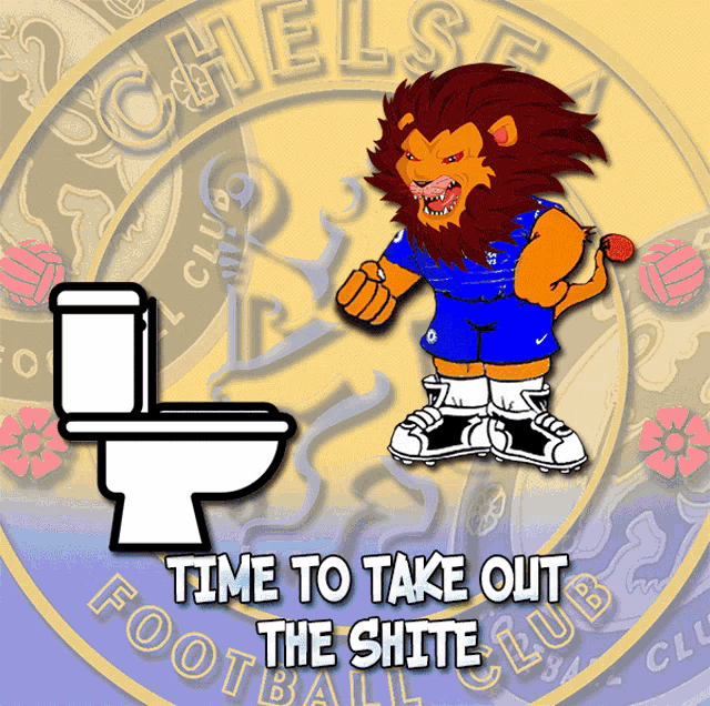 Chelsea Time To Take Out The Shite GIF - Chelsea Time To Take Out The Shite Stamford The Lion GIFs