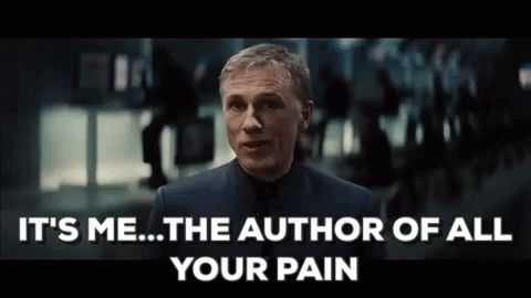 Christoph Waltz Its Me The Author Of All Your Pain GIF - Christoph Waltz Its Me The Author Of All Your Pain Spectre GIFs