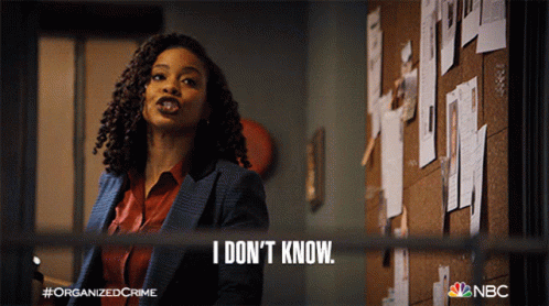 I Dont Know Sergeant Ayanna Bell GIF - I Dont Know Sergeant Ayanna Bell Law And Order Organized Crime GIFs