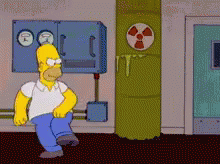 Homer Sliding Through Power Plant - The Simpsons GIF - The Simpsons Power Plant Nuclear GIFs