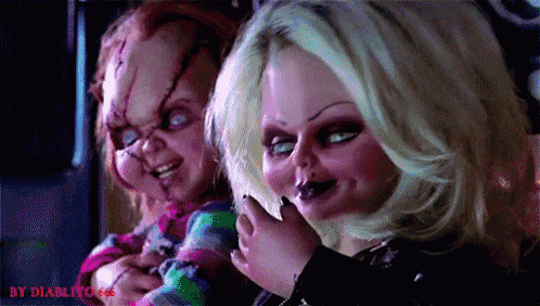 a picture of chucky and tiffany from the movie good guy