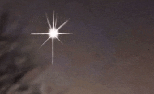 a happy new year greeting card with a star