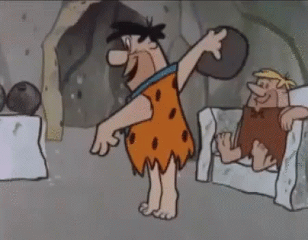 Flintstones GIF - Fred Flintstone Plays Bowling GIFs