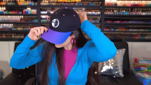 Would You Like A Hat Cristine Raquel Rotenberg GIF - Would You Like A Hat Cristine Raquel Rotenberg Simply Nailogical GIFs