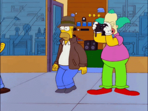 The Simpsons Homer Simpson GIF - The Simpsons Homer Simpson Kristy The Klown GIFs