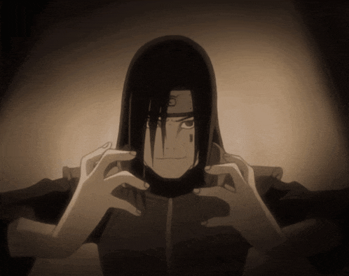 a black and white drawing of a person with a number 9 on their head