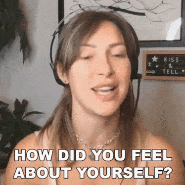 How Did You Feel About Yourself Tracy Kiss GIF - How Did You Feel About Yourself Tracy Kiss How Do You View Yourself GIFs