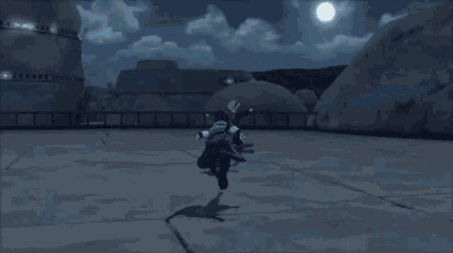a video game is being played with a lightning bolt coming out of the ground