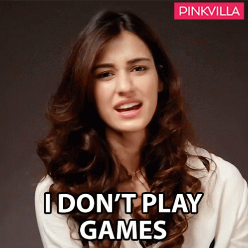 I Dont Play Games Disha Patani GIF - I Dont Play Games Disha Patani Pinkvilla GIFs