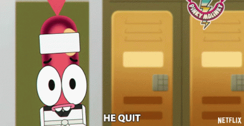 He Quit Giving Up GIF - He Quit Giving Up Losing Job GIFs