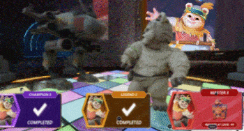 a video game screen shows a completed game and a completed legend 2 game
