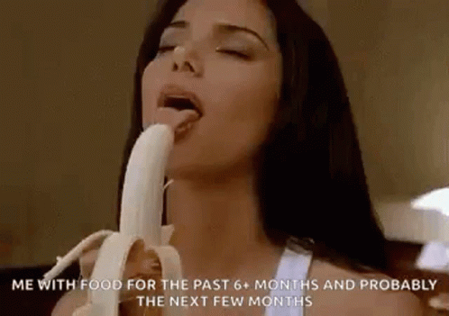 Me With Food For The Past Six Months GIF - Me With Food For The Past Six Months Next Few Months GIFs